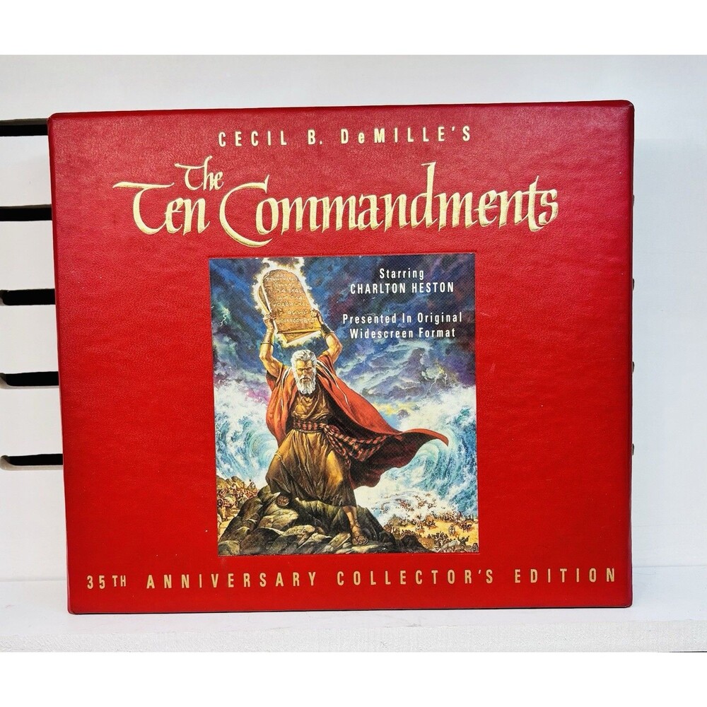 1991 The Ten Commandments Vintage VHS 35th Anniversary Collector Edition Box Set